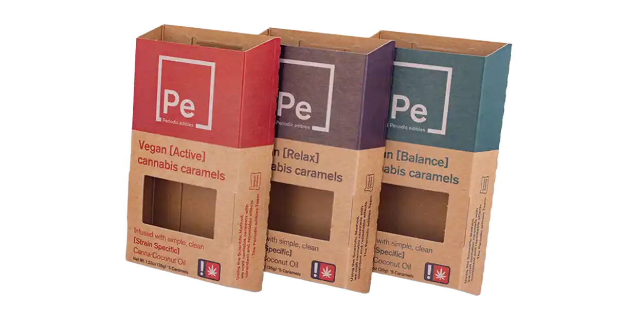 pe cannabis folding carton packaging